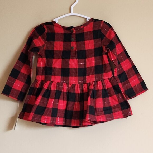 LULLABY LANE - 2-Piece Buffalo Check Top & Legging Set Size 6-9 Months NWT - Picture 4 of 6